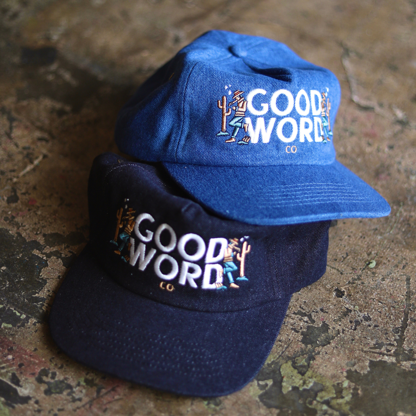 Denim Hat | Good Word co. x Sword and Pencil