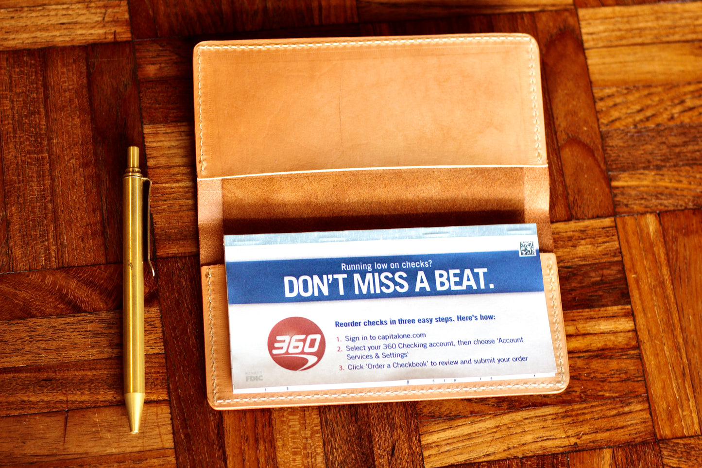 Checkbook Cover