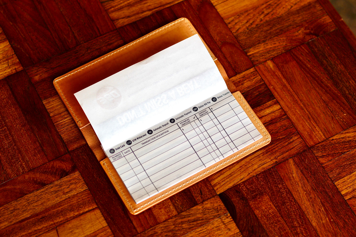 Checkbook Cover