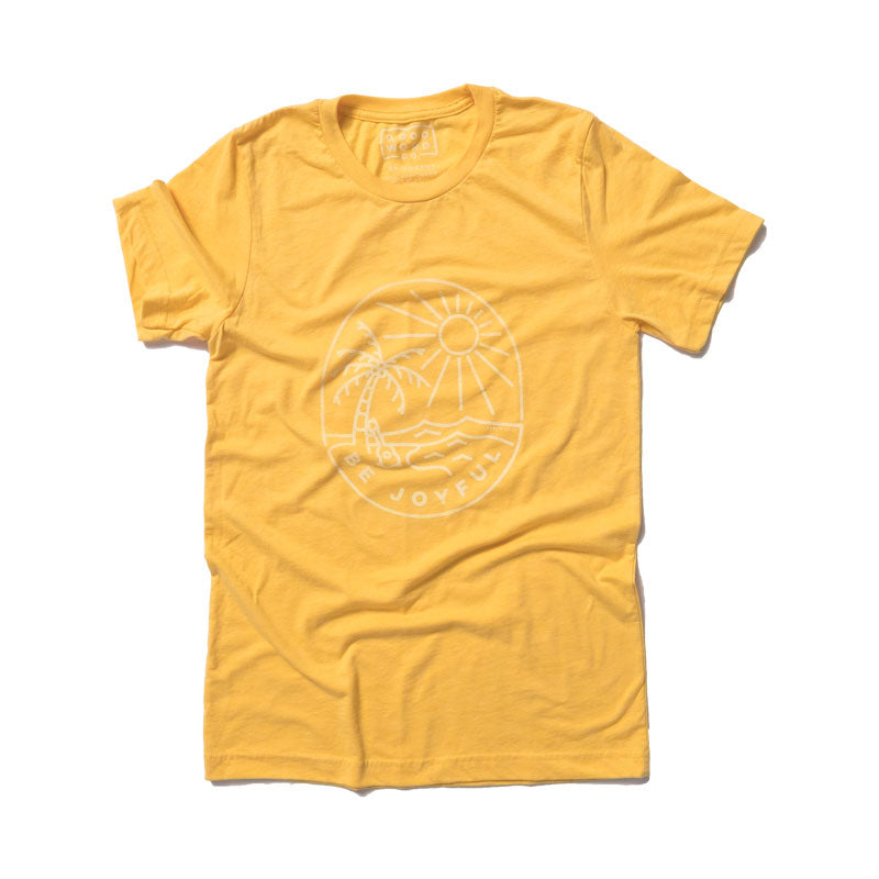 Be Joyful Good Word Co. shirt inspired by the Bible verse Psalm 16:11.