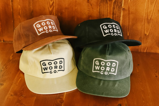Waxed Canvas Logo Hat