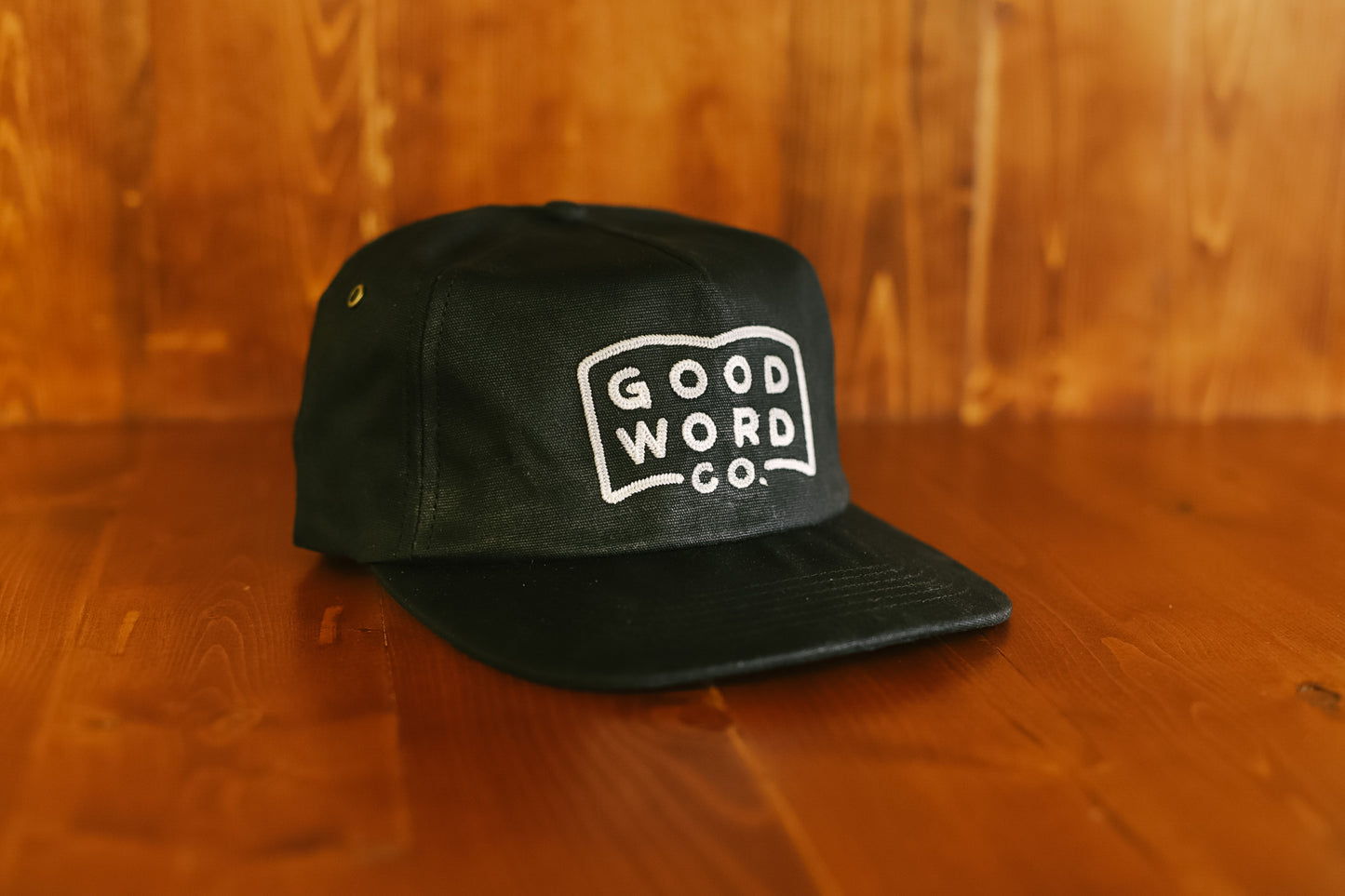 Waxed Canvas Logo Hat
