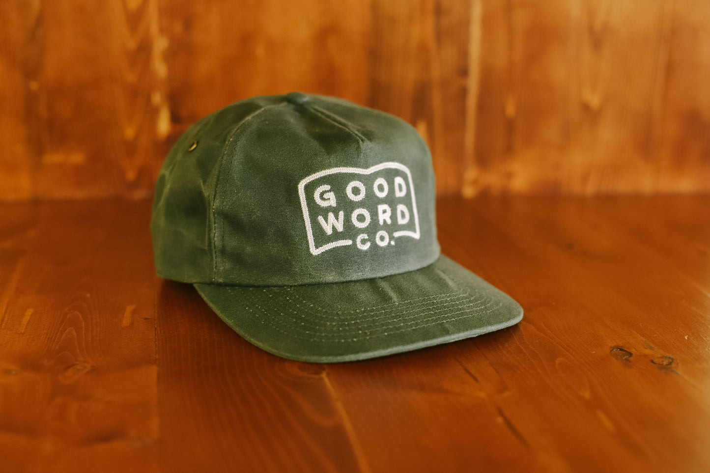 Waxed Canvas Logo Hat