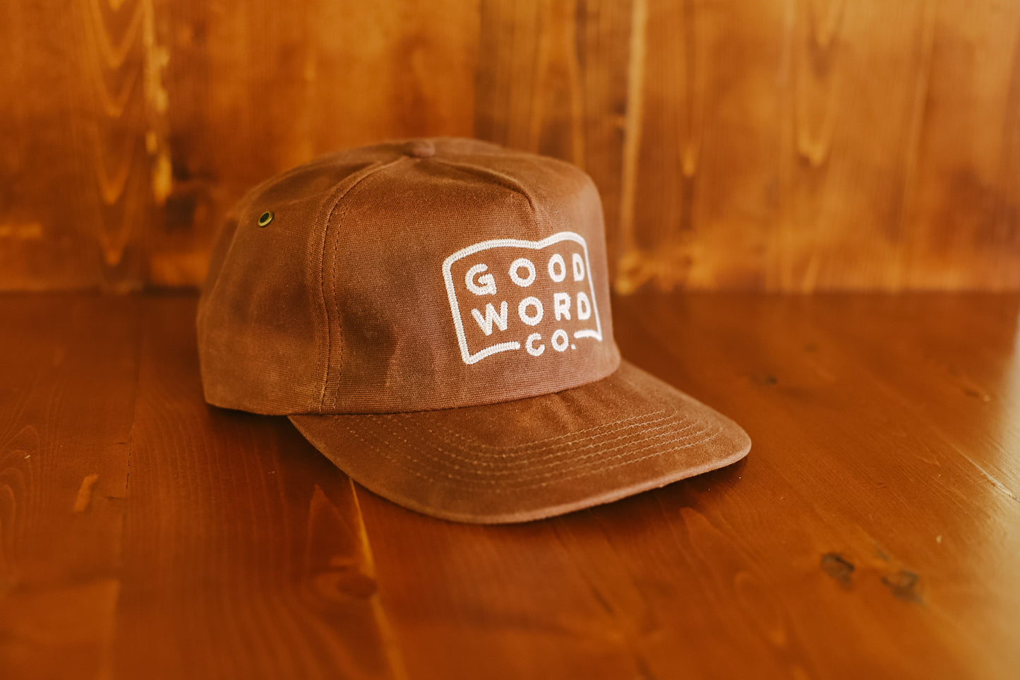 Waxed Canvas Logo Hat