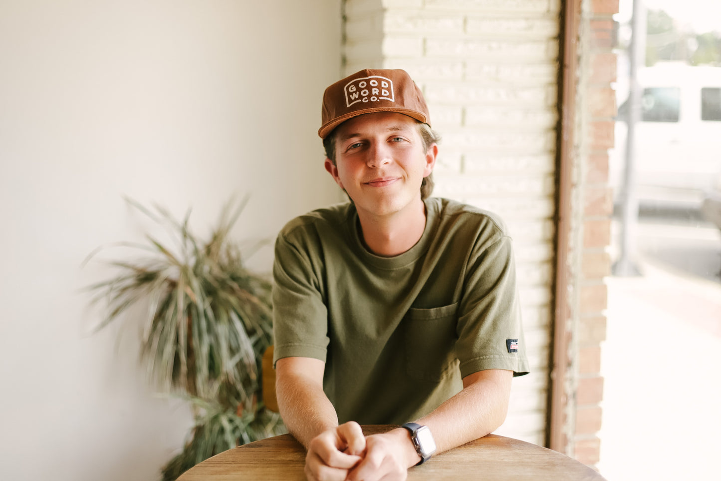 Waxed Canvas Logo Hat