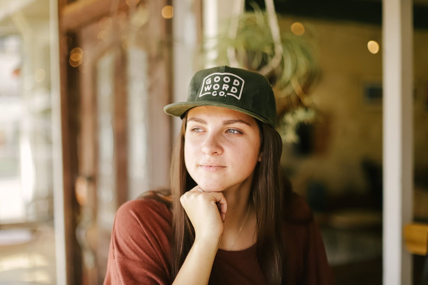 Waxed Canvas Logo Hat