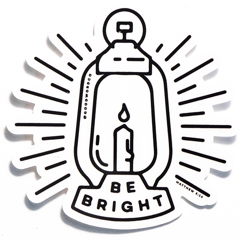 Be Bright Sticker